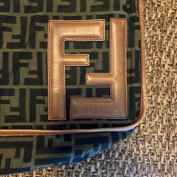 Vintage UNISEX Fendi Zucca FF Monogram Messenger Bag - Picture 7 of 14